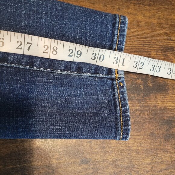 American Eagle Jeans 2 R Low Rise Skinny Medium Dark Wash Stretch Denim - Picture 9 of 11